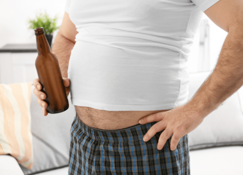 Alcohol Belly in Men