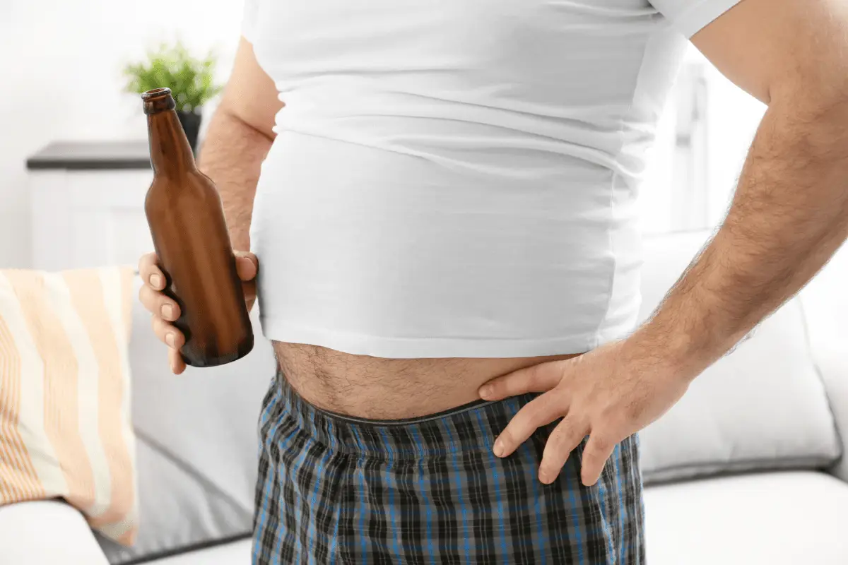 Alcohol Belly in Men